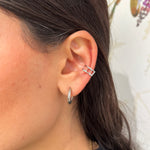 Bague d'oreille ajustable Lucia dorée sans perçage - Ordiajade