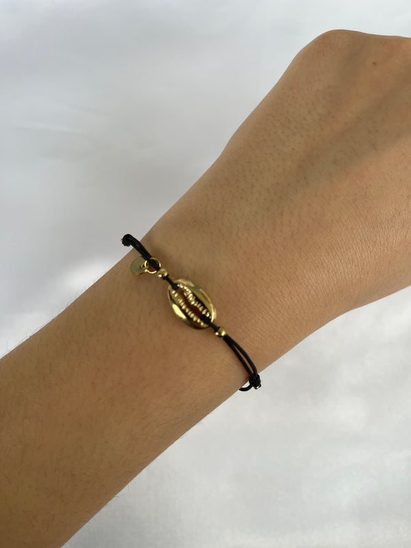 Bracelet Cordon Coquillage (existe en plusieurs couleurs)