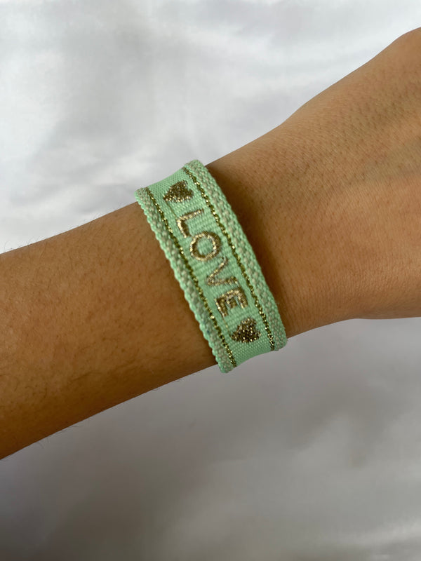 Bracelet Love Green