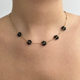 Spring Flowers necklace (available in several colors)