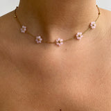 Spring Flowers necklace (available in several colors)