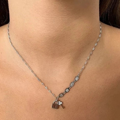 Secret Love Stainless Steel Necklace (available in Gold or Silver)