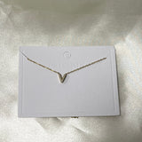 Cuty Initial Rhinestone Necklace