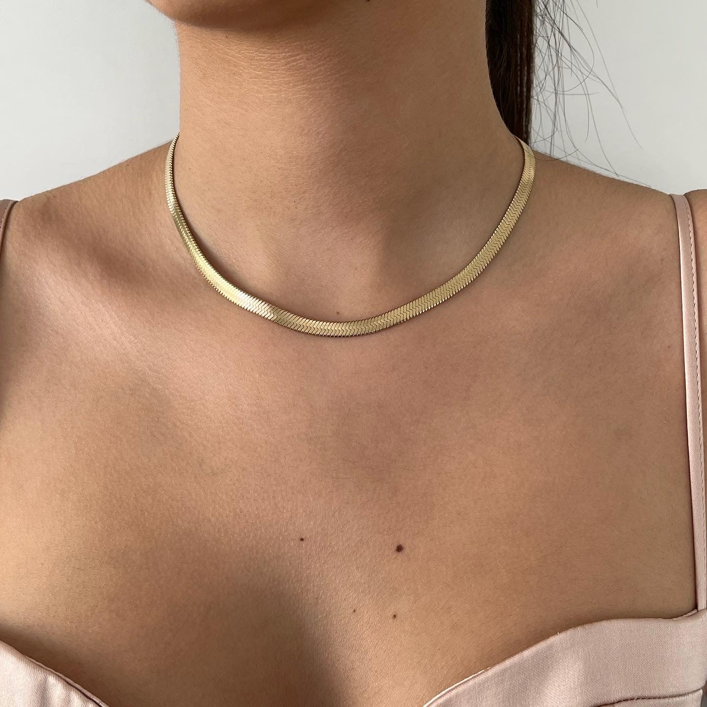 collier-mailles-serpent-plate-doree-ordiajades